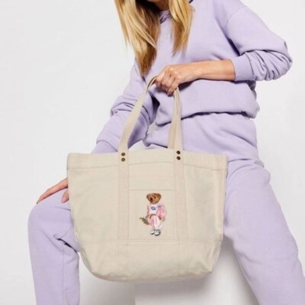 Polo Ralph Lauren Polo Bear Mini Canvas Tote Hand Bag used | eBay