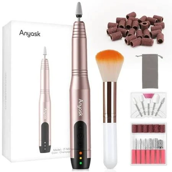 Anyask Portable Electric Nail Drill Kit