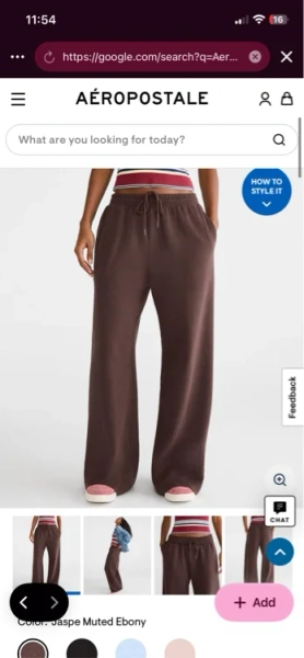Cloud Soft Mid-Rise Wide Leg Sweatpants