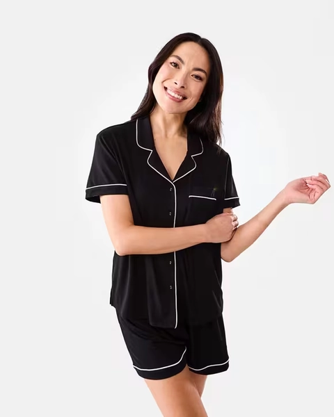 Short Sleeve Top and Shorts Comfort Pyjama Set Size 10