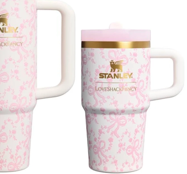 Stanley 1913 x LoveShackFancy Holiday The Quencher Details ProTour Tumbler Set