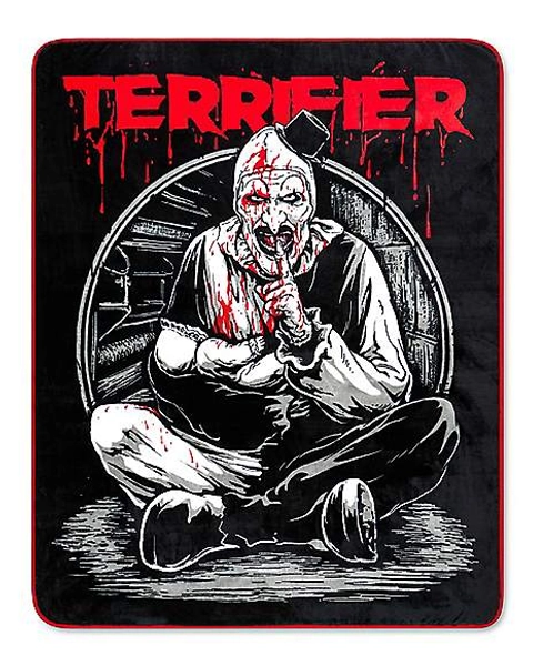 Art the Clown Shush Fleece Blanket - Terrifier