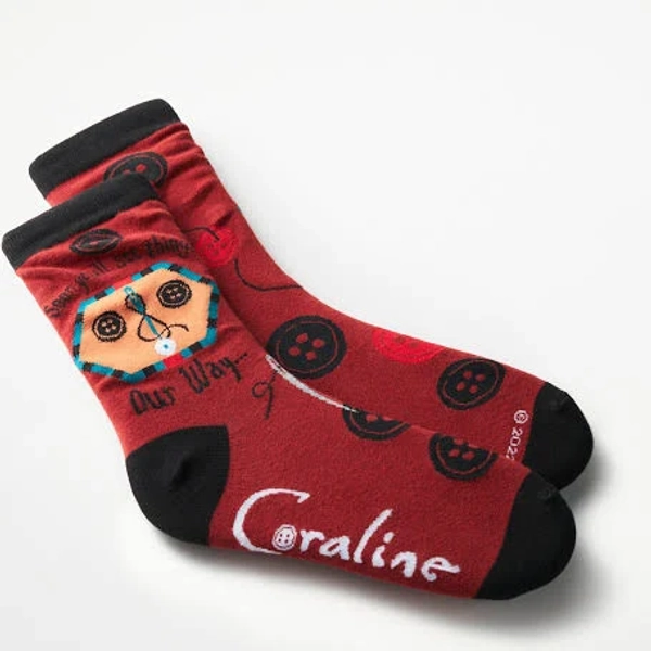Laika's Coraline Socks