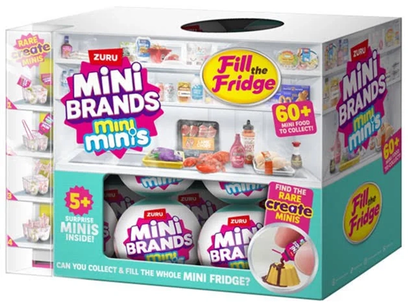 Mini Brands! Mini Fill The Fridge Mystery Box 25 Packs