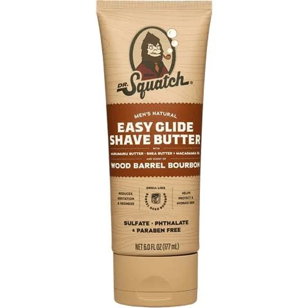 Dr. Squatch Men's Natural Easy Glide Shave Butter
