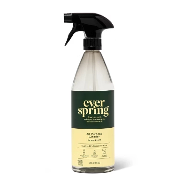 Lemon & Mint All Purpose Cleaner - 28 fl oz - Everspring™