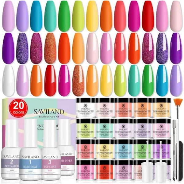 Saviland Dip Powder Nail Kit