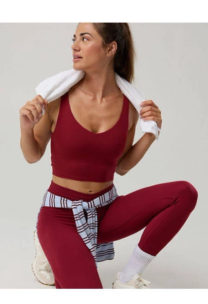 Aerie Real Me Low Key Longline Sports Bra