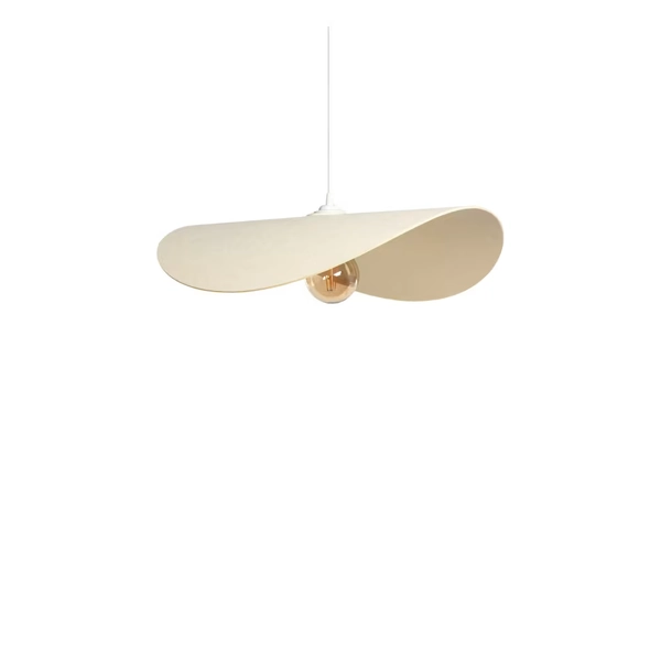 Suspension organique en feutre 60x30cm - beige