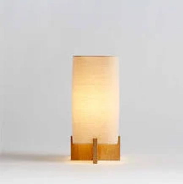 Crate & Barrel Toro Square Weave Table Lamp