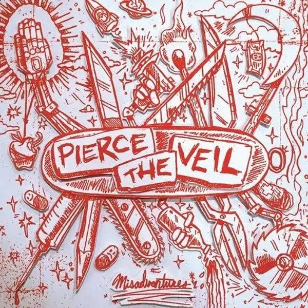Pierce The Veil - Misadventures [Black / White Splatter Vinyl]