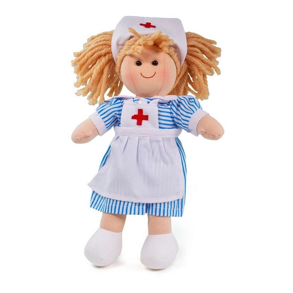 Buy Bigjigs Toys Nurse Nancy Doll - Small - Birth + | Dolls | Argos