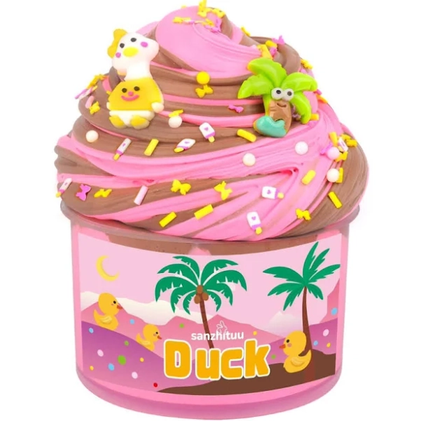 Cloud Slime for Kids, Slime Kit for Girls Ages 8-12, Toy for Girls and Boys, 7oz. Kids Slime Set Party Kit Goodie Bag Stuffers with Cute Charms,