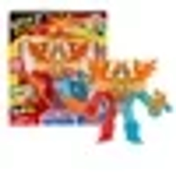 Heroes of Goo Jit Zu's Goo-Tron Supreme Combines The Power Of Blazagon, Pantaro & Thrash In 1 Ultimate Hero, 35+ Phrases & Lights, Ages 4+