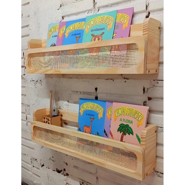 Prateleiras para livro Infantil - 2 peças