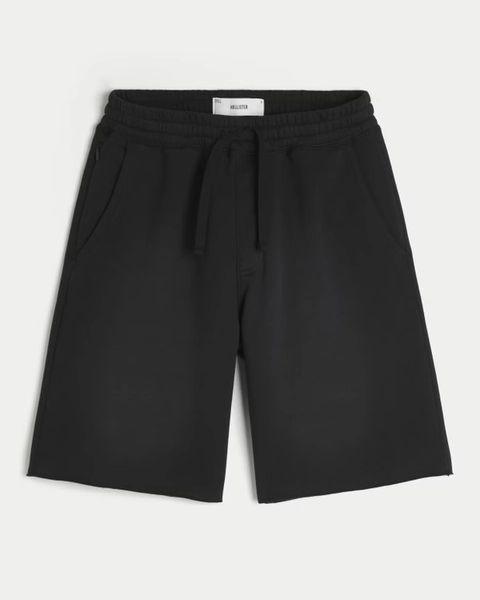 Hollister Feel Good At-the-Knee Baggy Fleece Shorts