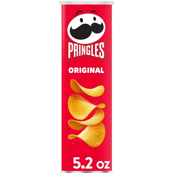 Pringles Original Potato Crisps Chips, Lunch Snacks, 5.2 oz Canister - Walmart.com