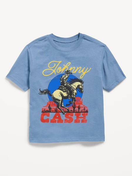 Johnny Cash™ Oversized Unisex Graphic T-Shirt for Toddler