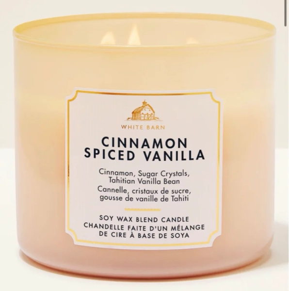 Cinnamon Spiced Vanilla Candle 411g 3 Wick - Size ONE