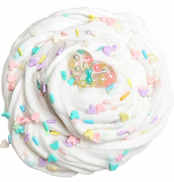 Hoshimi Slimes Cute Mouse Birthday Batter Butter Slime Heart Charm
