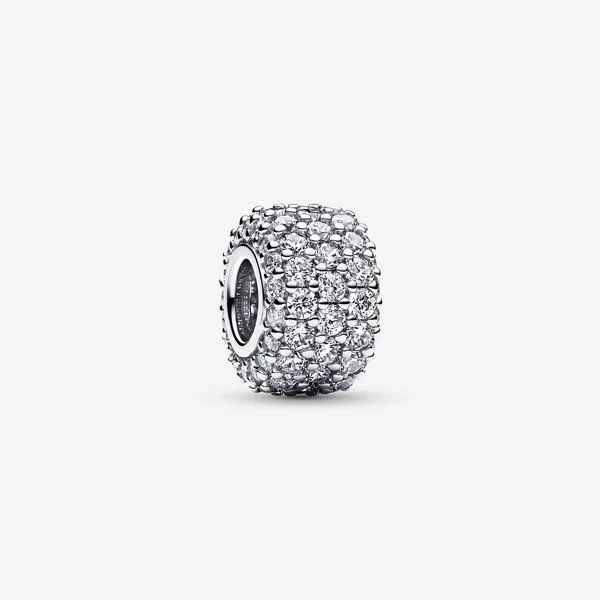 Pandora Sparkling Triple row Charm
