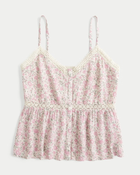 V-Neck Babydoll Tank