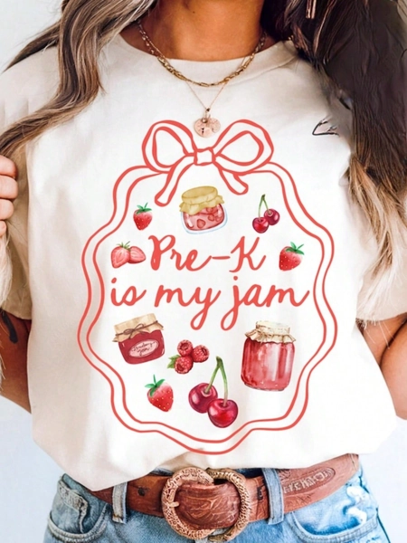 100% Cotton Teacher Shirt, Pre K Grade Teacher Shirt, PreSchool Teacher Shirt, Pre K Teacher Tee, Back To School Shirt, Is My Jam Tee