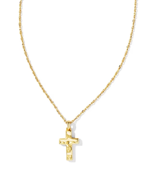 Cross Pendant Necklace in Gold