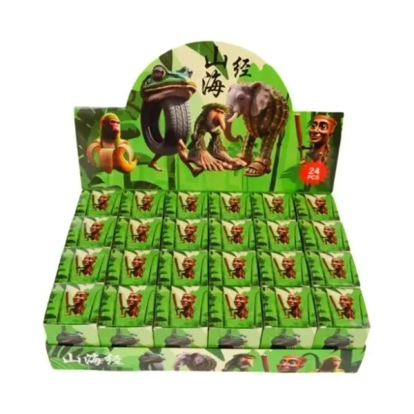 Italian 24PCS Brainrot Blind Box Toys Tungtungtung Sahur Tralarero Tralala Bombardinocrocodilo Key