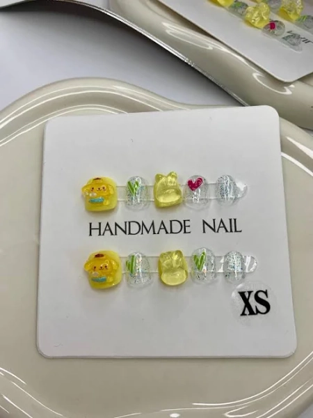 Sunny Serenade Kids Press On Nails