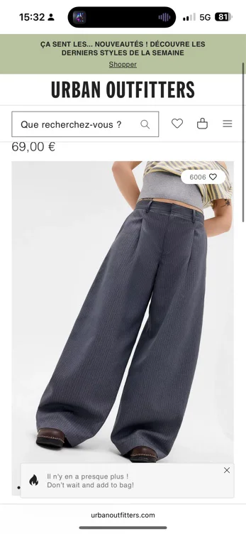 Pantalons Cocon Noa UO