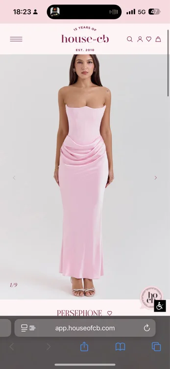 Persephone Robe corset sans bretelles noire