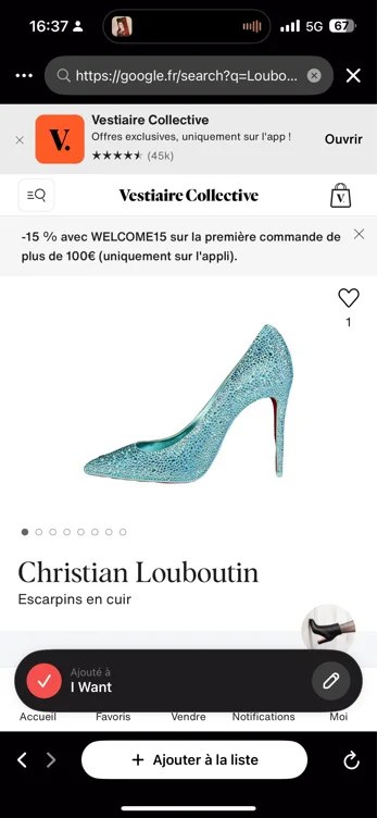 Escarpins en cuir