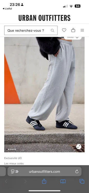 iets frans... Joggers Baggy Gris Harri