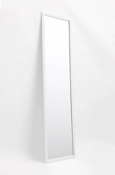 Style Selections 14-in W x 50.0-in H Rectangle White Framed Full Length Door Mirror one_size | 2578001