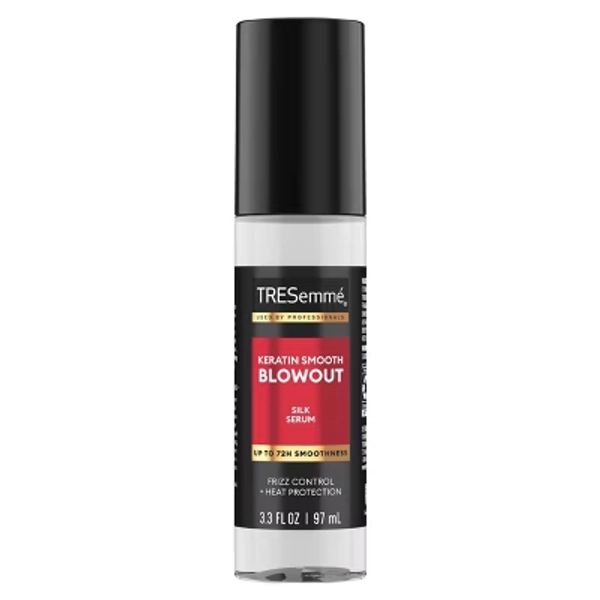 Tresemme Weightless Silk Serum for Intense Salon-Level Shine Keratin Smooth with Heat Protection and Frizz Control - 3.3oz