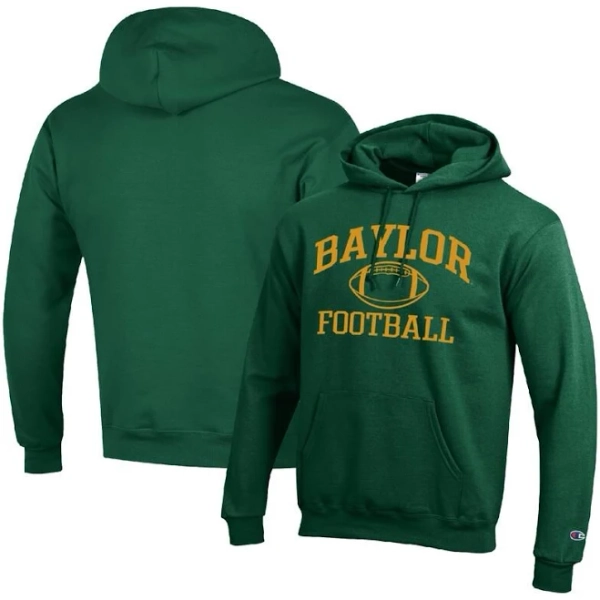 Champion Men's Baylor Bears Football Icon Pullover Hoodie