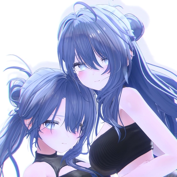 お団子ポニーテール