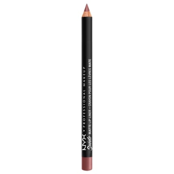 NYX Professional Makeup Suede Matte Lip Liner, velvet smooth matte finish, vegan formula Whipped Caviar