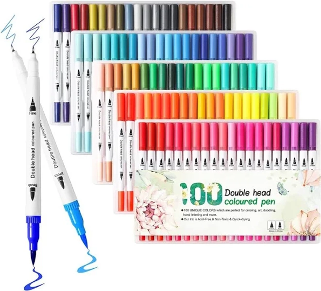 100 Colors Art Markers
