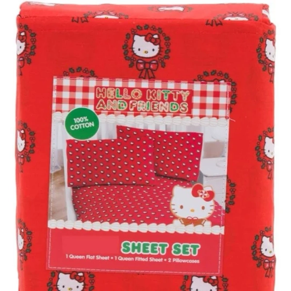 New Home Hello Kitty Queen Sheet Set