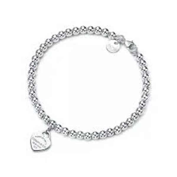 tiffany & co. Return to Tiffany Heart Tag Bead Bracelet