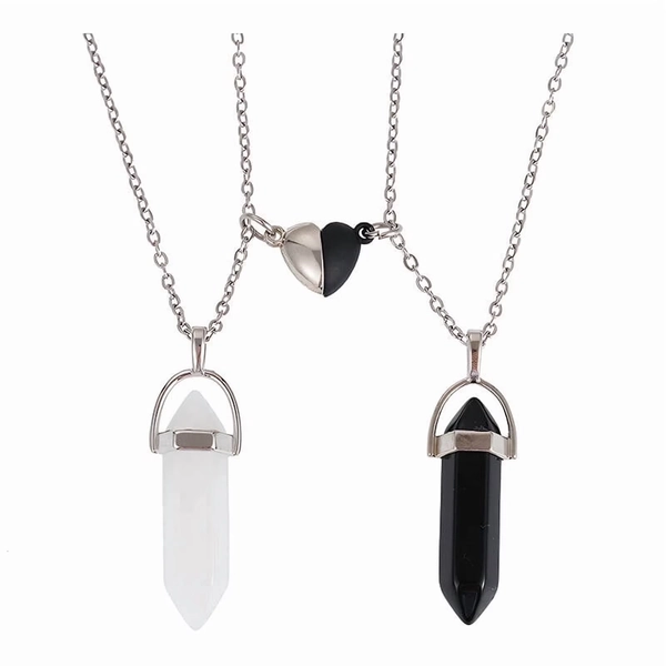 DESIGNICE 2 Pcs Couple Necklace,Romantic "I Love You" Gifts for Her,Matching Couples Jewelry - Walmart.com