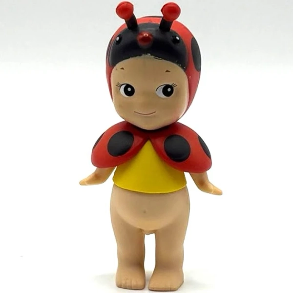 New SONNY ANGEL Ladybug Mini Figure from Bug's World, Opened Blind Box