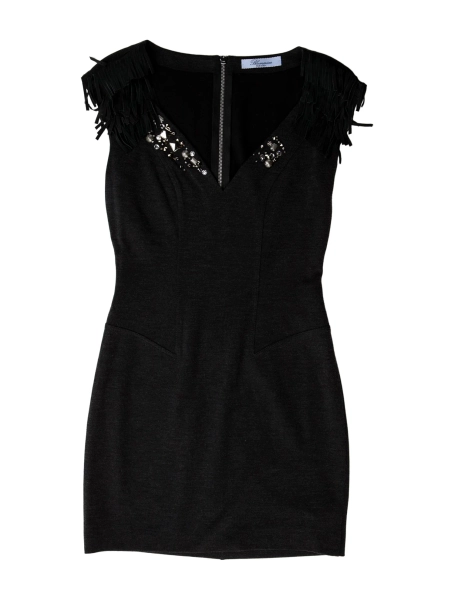 V-Neck Mini Dress