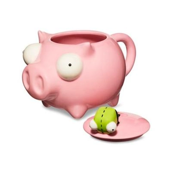 Invader Zim Flying Pig Molded Coffee Mug - 20 oz.