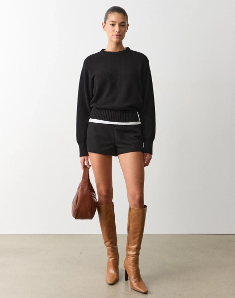 Low Rise Tailored Mini Short