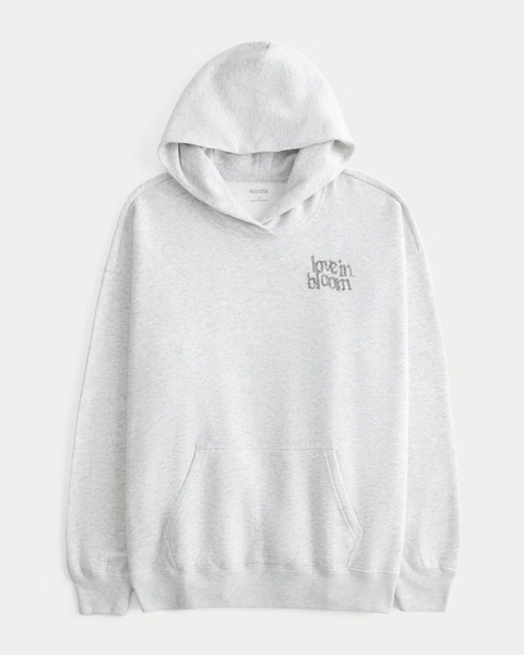 Hollister Feel Good Oversized Butterfly Graphic Hoodie