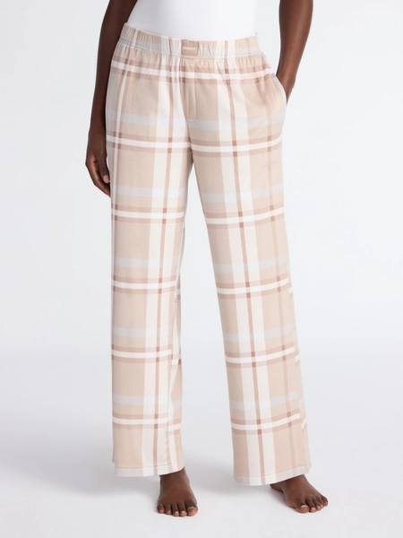 Joyspun Women's Velour Wide-Leg Sleep Pants, Size XS-3X