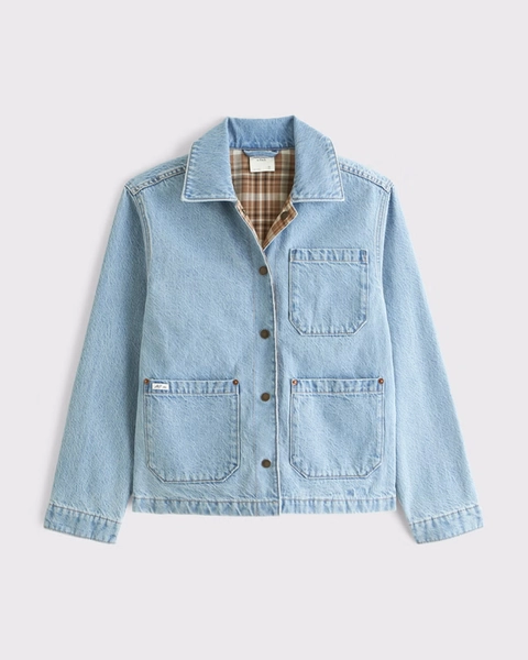 Reversible Denim Shirt Jacket